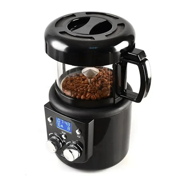 New 110g Home Coffee Roaster Electric Mini No Smoke Coffee Beans Baking Roasting Machine 110-240V 1400W Coffee Bean Roaster