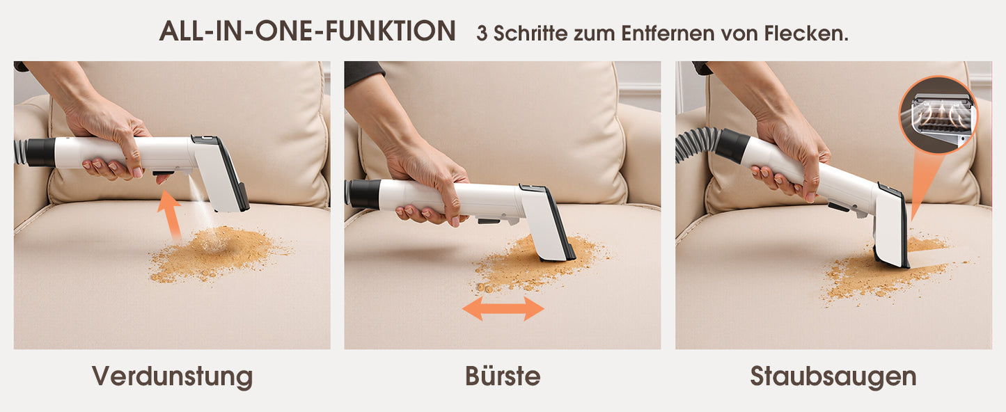 Spot Cleaner | Spot & Stain Remover | Clean Up Spills & Pet Messes from Carpets, Stairs, Upholstery & Car Seats | Self Cleaning