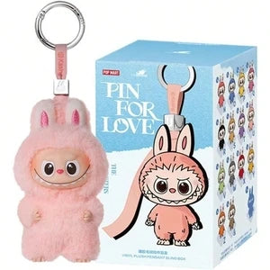 Mini Labubu 100% Authentic POP MART THE MONSTERS PIN FOR LOVE Series Blind Box Bag Toys Doll Gift