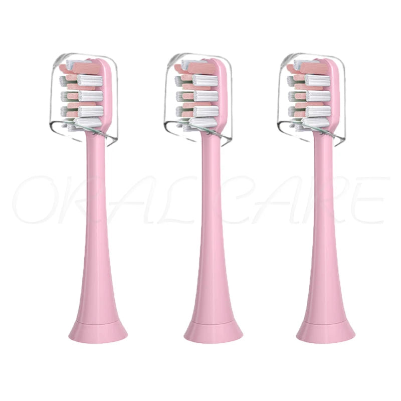 For Lebooo Electric Toothbrush Heads 2S/LBT203532A/LBT203552B/LBT203557A/LBT203554A Electric Toothbrush Replace Heads Nozzles