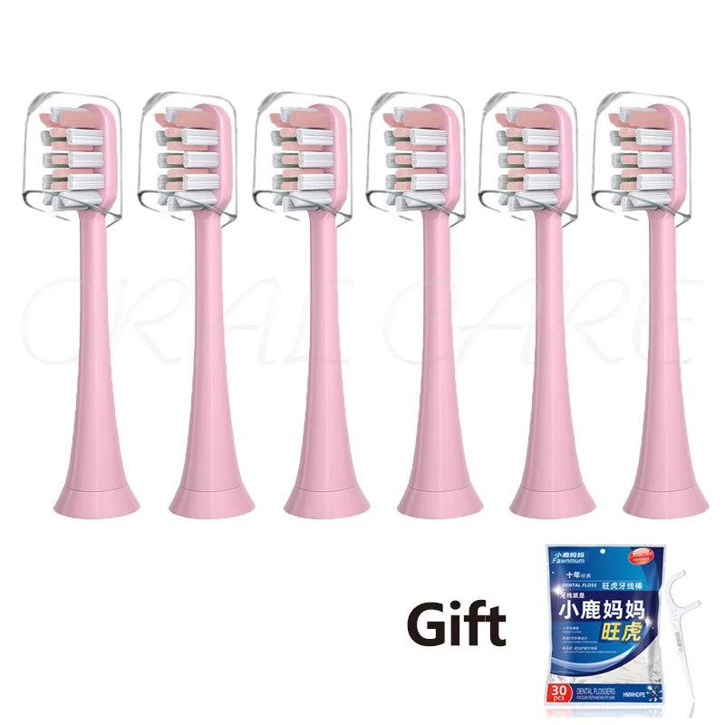 For Lebooo Electric Toothbrush Heads 2S/LBT203532A/LBT203552B/LBT203557A/LBT203554A Electric Toothbrush Replace Heads Nozzles
