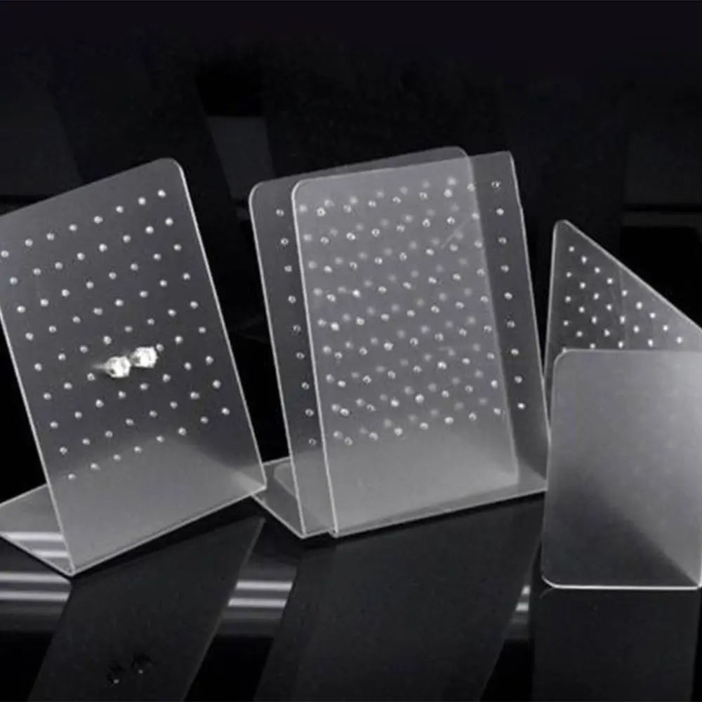 72 Holes Earring Jewelry Display Holder Rack Stand Showcase Organizer Shelf Mould Multi-layer Stud Earrings Storage Rack Storage