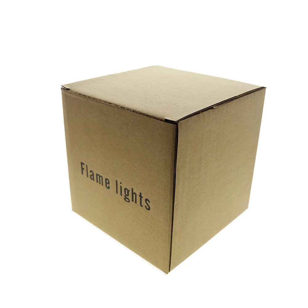 LED Fire Flame Night Light Hangable Dynamic Fire Effect Light Simulated Decorative Atmosphere Lamp For Party Bar Christmas Decor