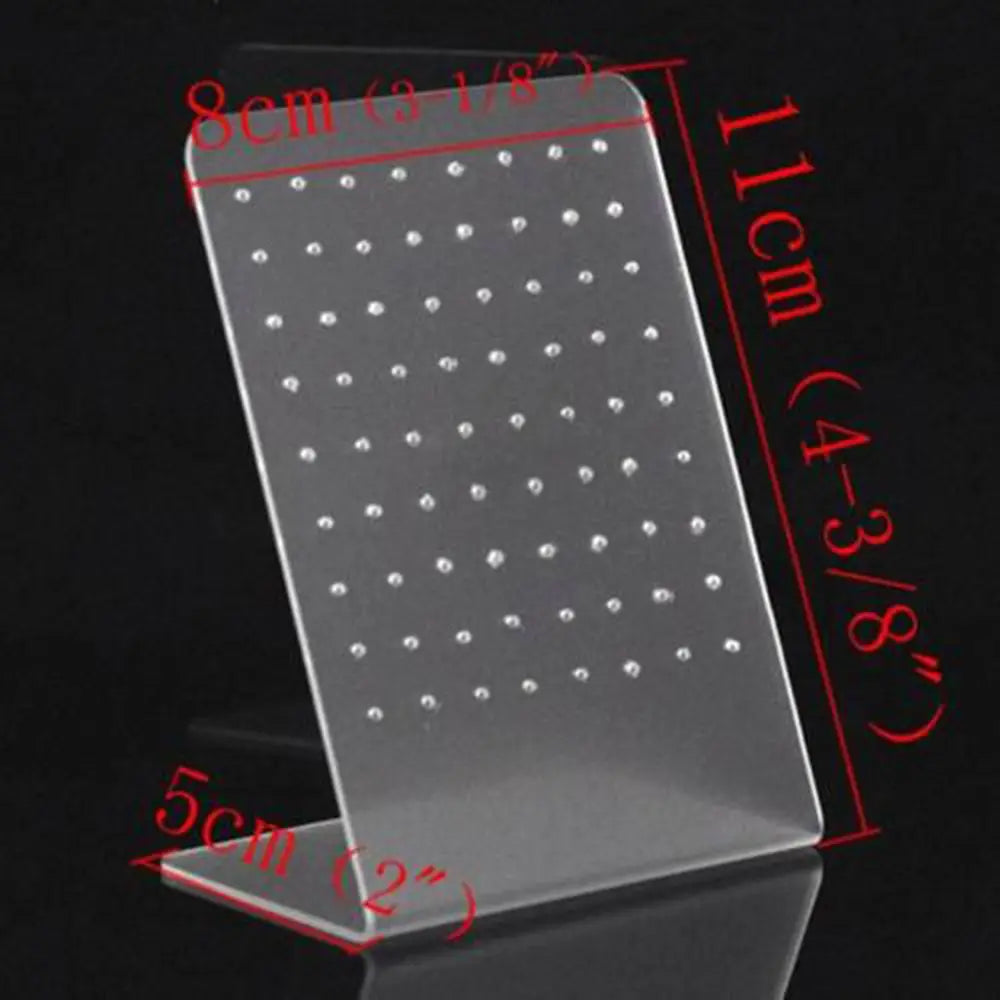 72 Holes Earring Jewelry Display Holder Rack Stand Showcase Organizer Shelf Mould Multi-layer Stud Earrings Storage Rack Storage