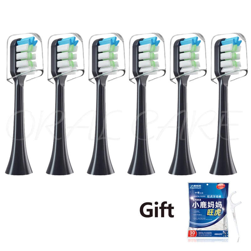 For Lebooo Electric Toothbrush Heads 2S/LBT203532A/LBT203552B/LBT203557A/LBT203554A Electric Toothbrush Replace Heads Nozzles