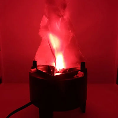 LED Fire Flame Night Light Hangable Dynamic Fire Effect Light Simulated Decorative Atmosphere Lamp For Party Bar Christmas Decor