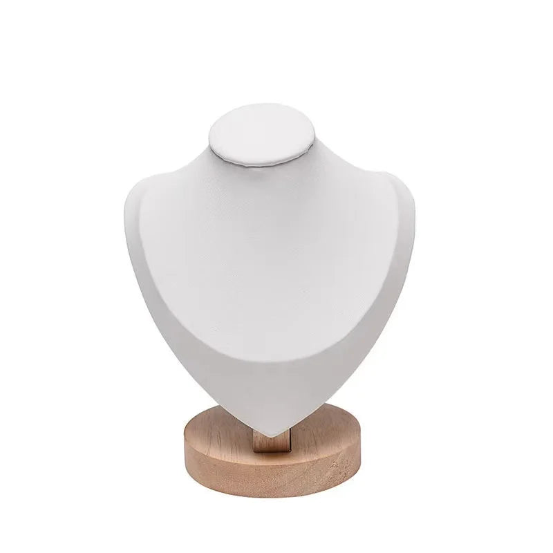 New High Quality Model Bust Show Exhibitor Velvet Jewelry Display Necklace Pendants Mannequin Jewelry Stand Organizer Colors