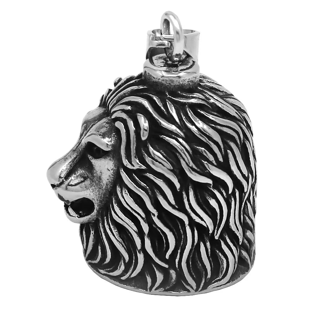 Norse Viking Warrior Spartacus Helmet Bell Pendant Stainless Steel Eagle Cross Jesus Rose Lady Rider Saint Mary USA Flag Jewelry