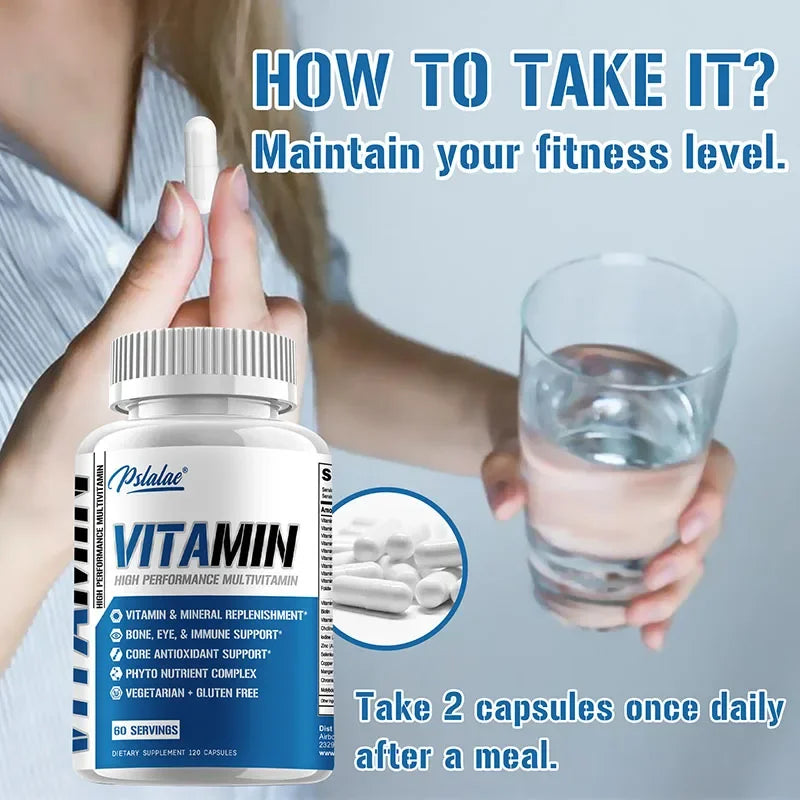 Men's Multivitamin for 50+ - Enhances Memory and Cognition, Supports Brain, Eye and Heart Health