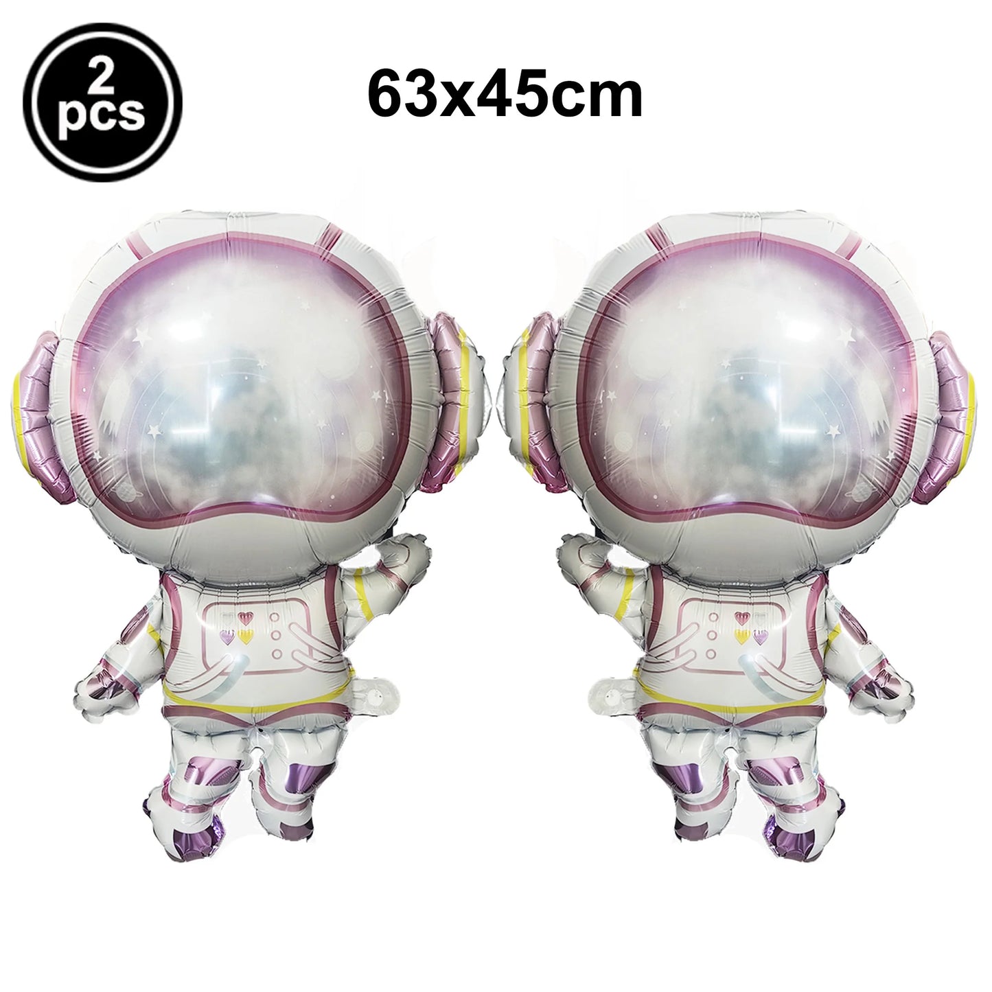 4D Spaceship Balloon 4D Standing Astronaut Ballon Large Space Shuttle Inflate Balloon for Rocket Birthday Decoration Baby Shower