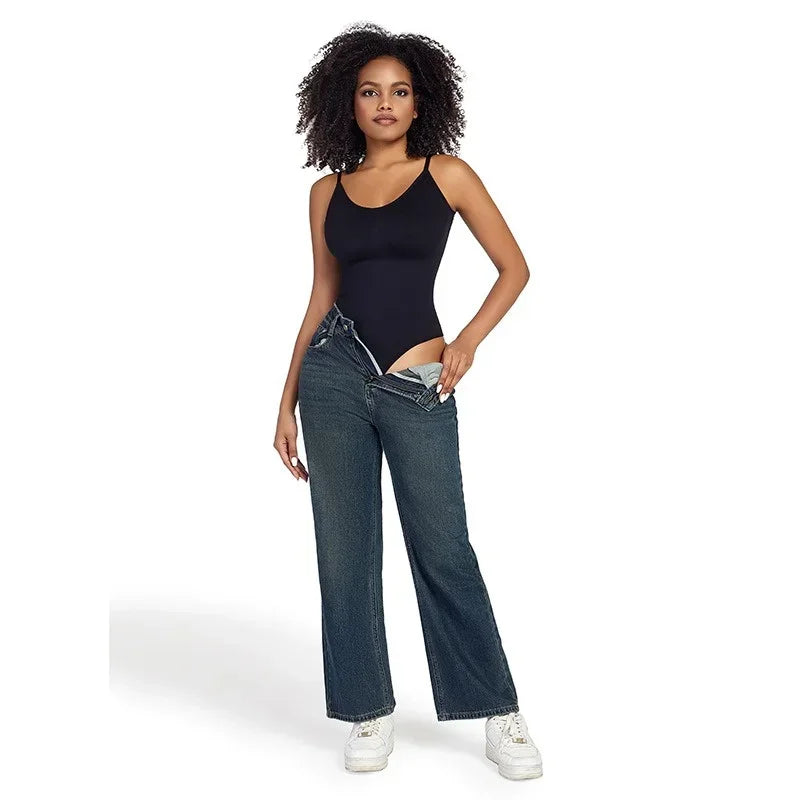 FeelinGirl #Livestream Seamless Thong Bodysuit Comfort Jumpsuit Deals For You Days Fit Adjustable