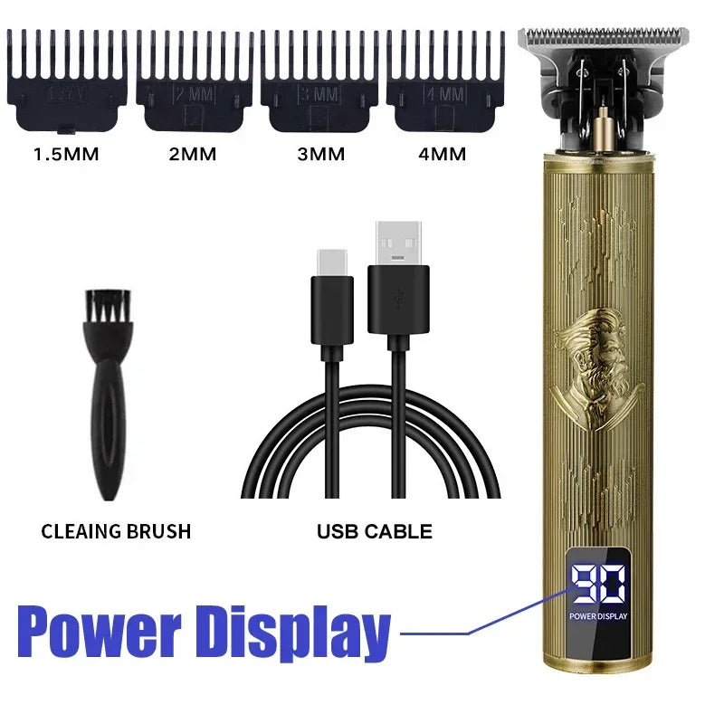 Men's Beard Trimmer Hot Sale Electric Hair Cutting Machine Rechargeable Hair Clipper Barber Electric Shaver for Men Hair clipper