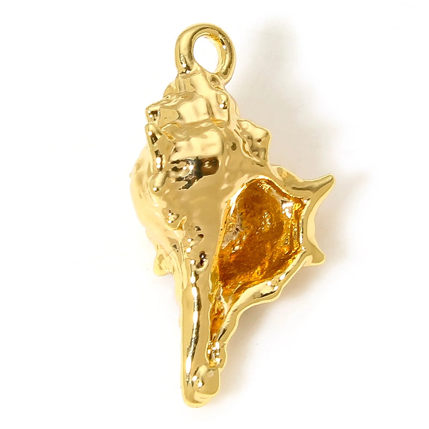 2Piece Brass Ocean Jewelry Charms 18K Gold Color Starfish Conch Dolphin Metal Pendants For Jewelry Making Diy Necklace Supplies