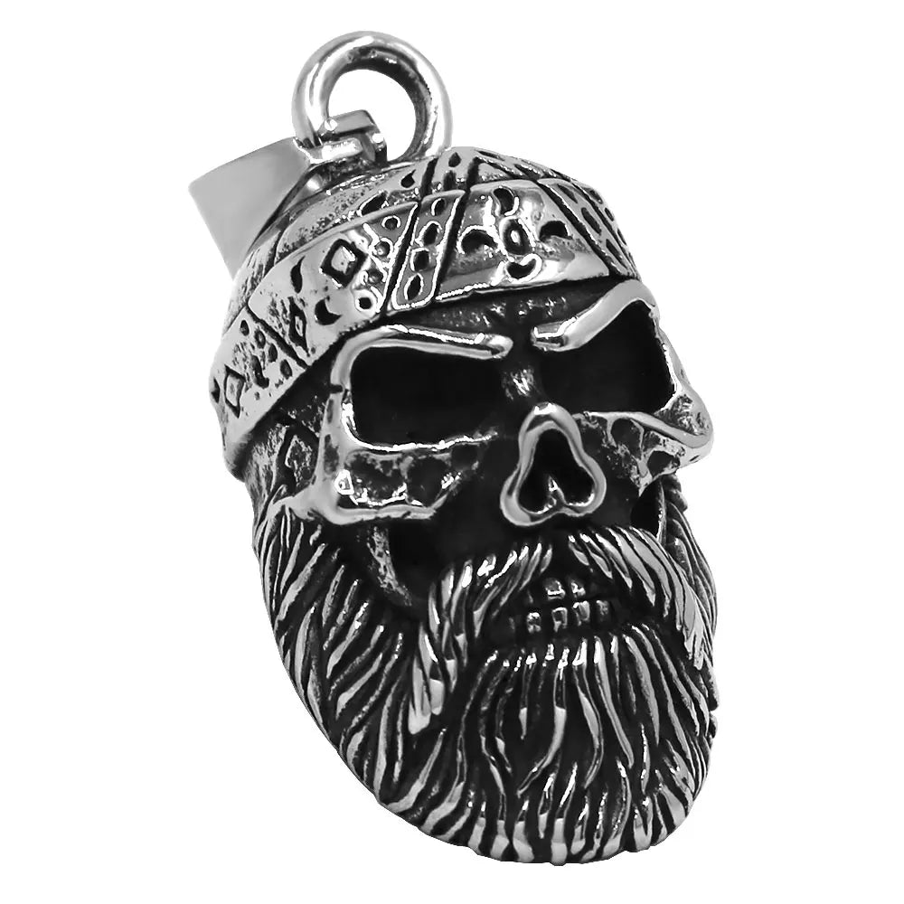 Norse Viking Warrior Spartacus Helmet Bell Pendant Stainless Steel Eagle Cross Jesus Rose Lady Rider Saint Mary USA Flag Jewelry