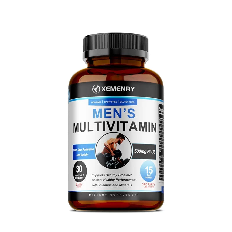 Men's Multivitamin Supplements - Antioxidant, Bone, Immune, Energy, Metabolism, Muscle Function