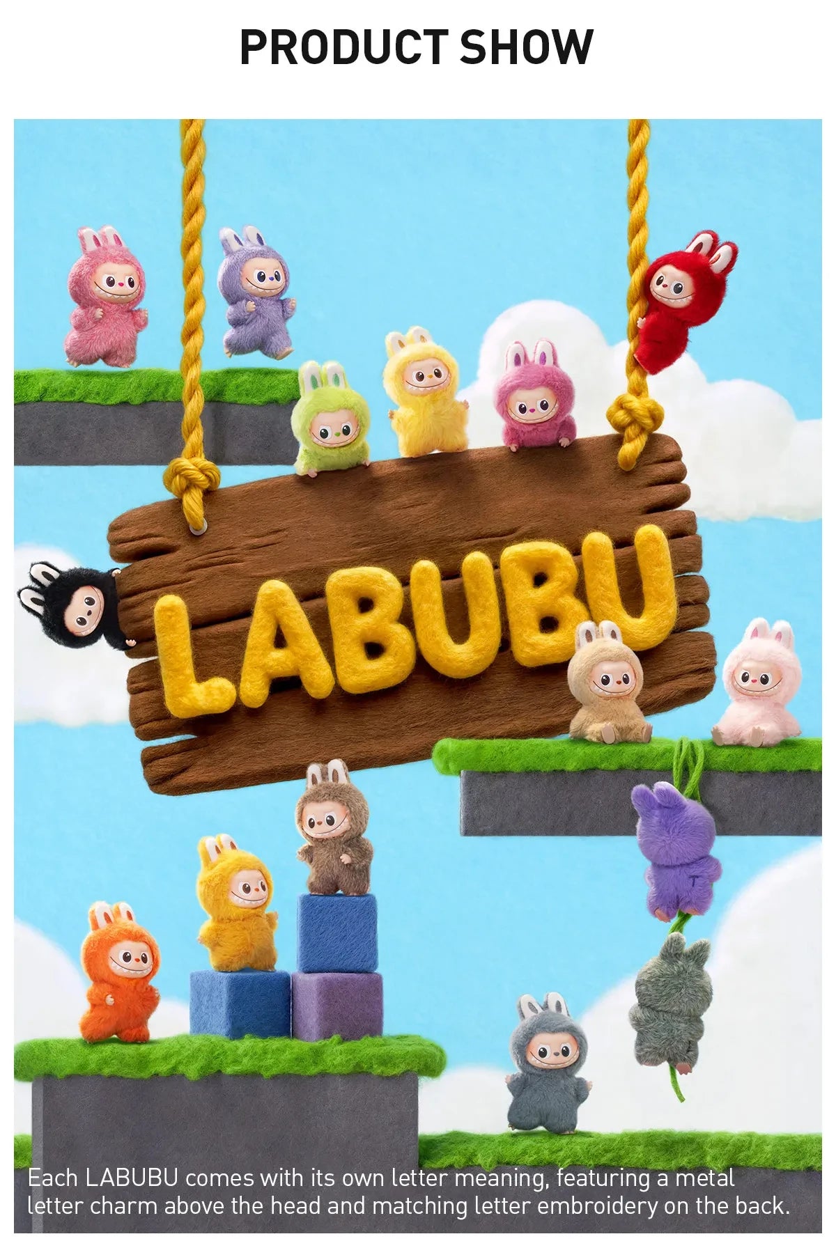 Mini Labubu 100% Authentic POP MART THE MONSTERS PIN FOR LOVE Series Blind Box Bag Toys Doll Gift