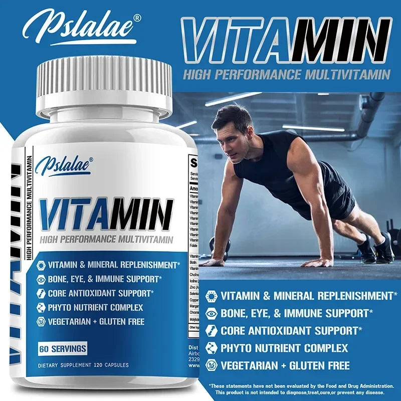Men's Multivitamin for 50+ - Enhances Memory and Cognition, Supports Brain, Eye and Heart Health