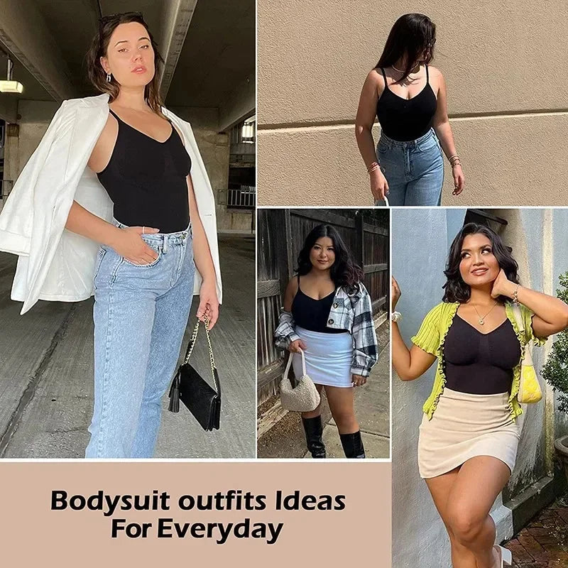FeelinGirl #Livestream Seamless Thong Bodysuit Comfort Jumpsuit Deals For You Days Fit Adjustable