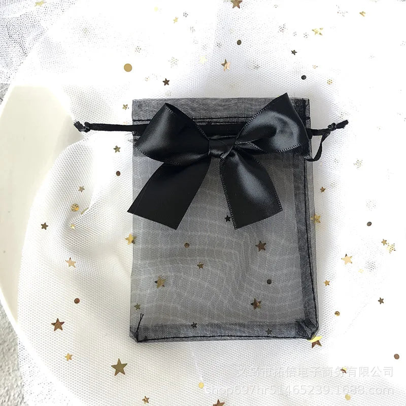 10pcs/lot Drawstring Organza Bags Gift Bags Exquisite Butterfly Bags Jewelry Packaging Bags Wedding Bags Wholesale Gifts Pouches