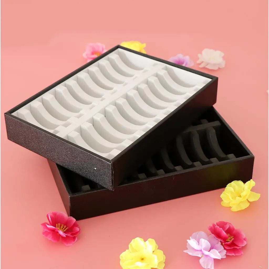 20 Slots Bracelet Bangle Holder Jewelry Display Storage Showcase Box Tray