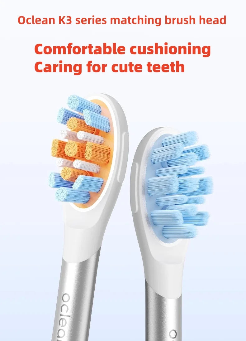 Oclean Children's Electric Toothbrush Head Soft Bristles Interactive Design Gum Protection Baby Full Effect Cleaning Accessory