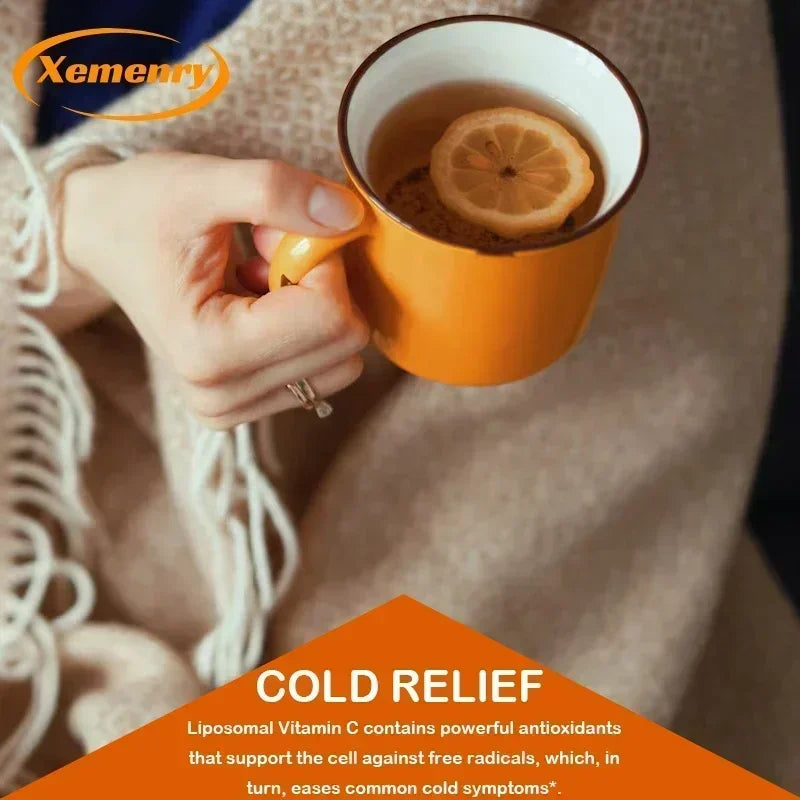 Vitamin C Capsules 1000mg - Immune System and Collagen Booster, Skin Health, Antioxidant Supplements