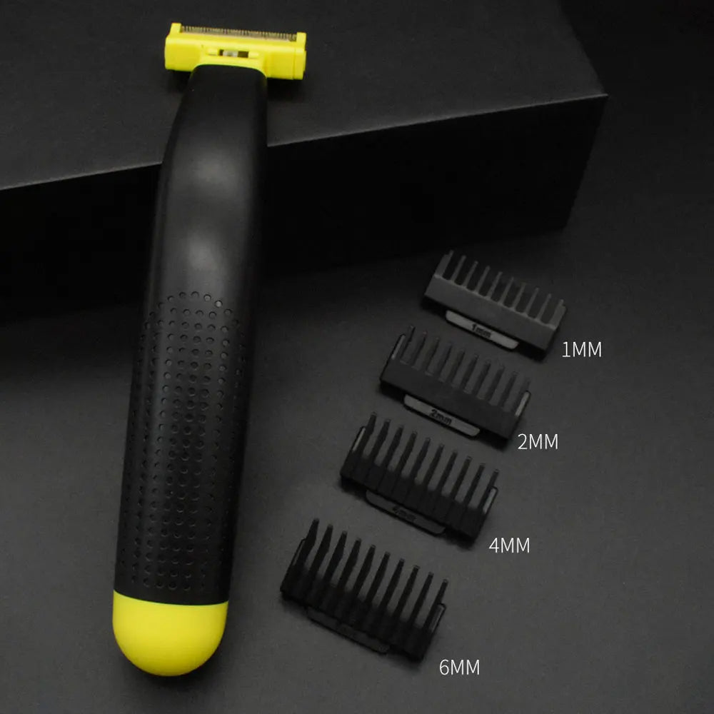 Full Body Washed Wet and Dry Shaver, Men's Electric Shaver Rotary Shaver