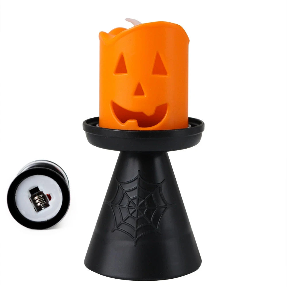 Halloween Decor Flameless Light Pendant Artificial Simulated Luminous Brazier Indoor Outdoor Light Pendant Christmas Party Props