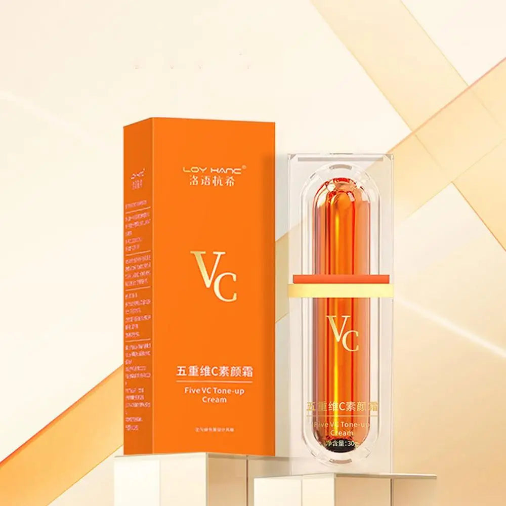 Vitamin C For Skin Hydrating Facial Skin Cream Essence Cream Brightening And Tightening Effect Five Vitamin C Ingredients Light