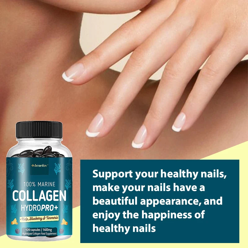 Marine Collagen Capsules Joint Hair Skin Nail Health Firming Skin Vitamins Minerals Beauty Health Supplement