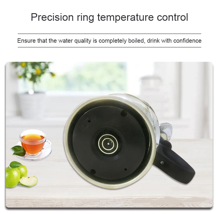 DMWD Stainless Steel Thermal Insulation 500W Electric Kettle Teapot 1.2L  Automatic Hot Water Heating Boiler Tea Pot 220V