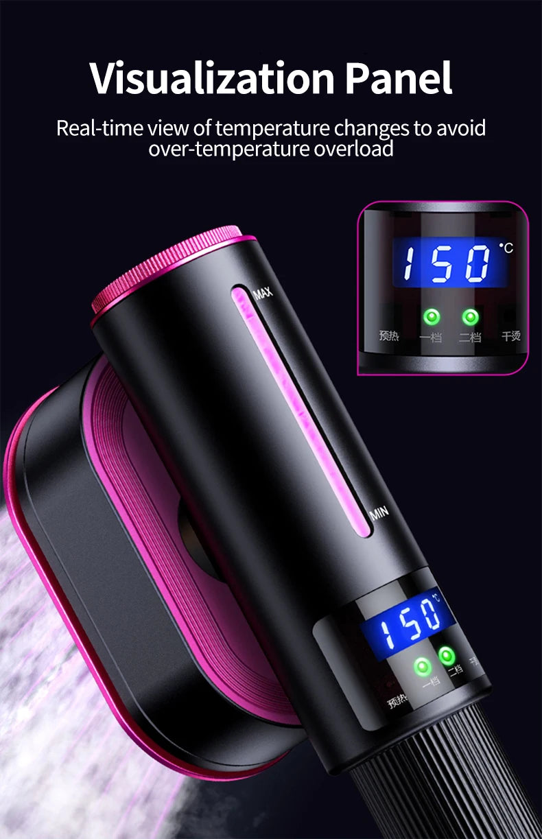 Portable Handheld Garment Steamer Iron Mini 3 in 1 Vertical Rotatable Wet Dry Ironing Irons for Clothes Travel Household Tools