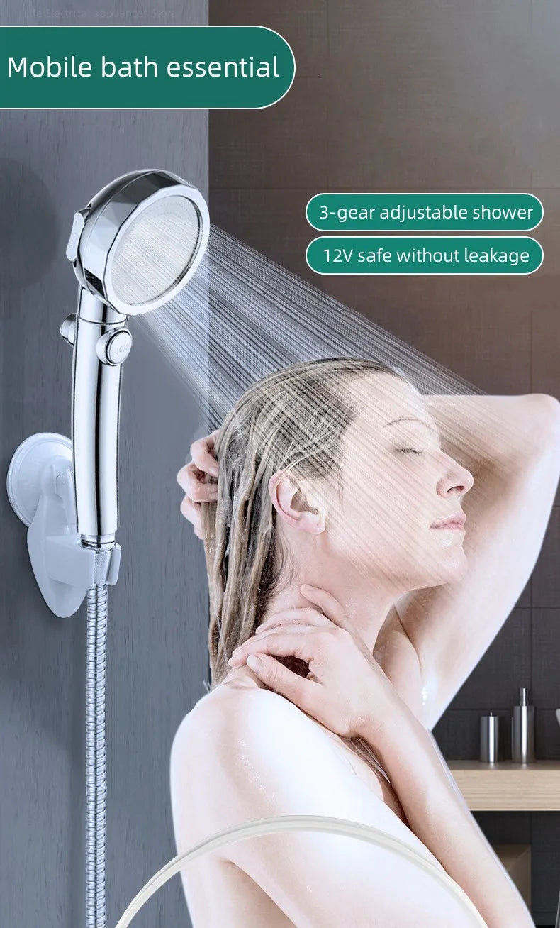 Electric Shower Portable Mobile Bath Machine Self Priming Pump Small Heater Hot Water Rod USB Can Be Connected To Mobile Power