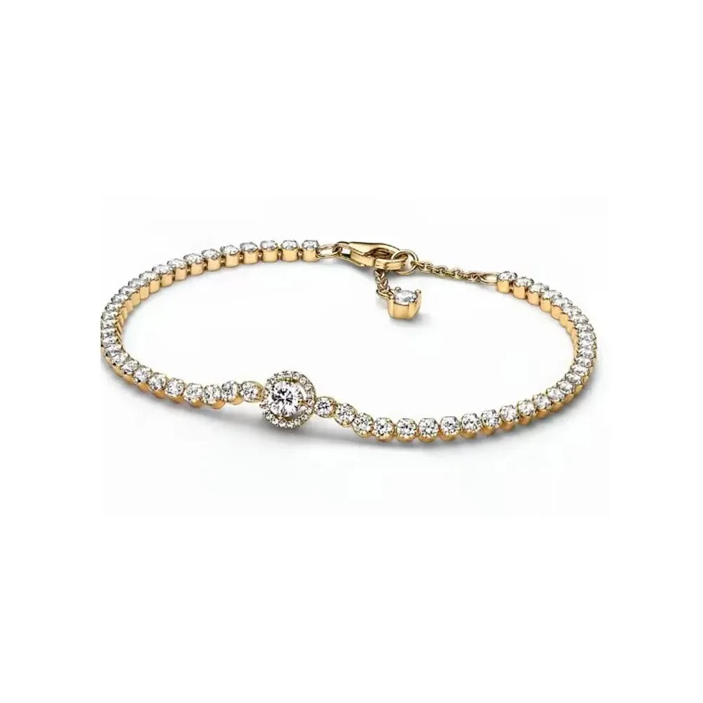 European 925 silver red heart stone bracelet suitable for Valentine's Day girlfriend gift jewelry
