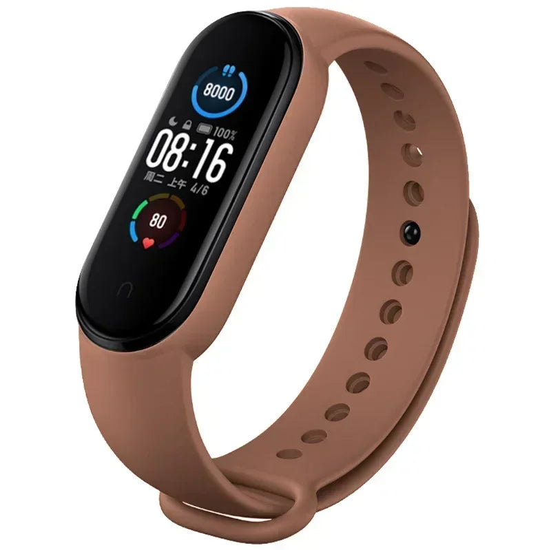 Watch Strap For Xiaomi Mi Band 7 6 5 4 3 Wristband Silicone Bracelet Wrist Straps correa Mi Band 6 7 5 4 Smartwatch Accessories