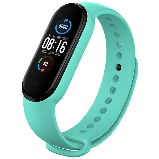 Watch Strap For Xiaomi Mi Band 7 6 5 4 3 Wristband Silicone Bracelet Wrist Straps correa Mi Band 6 7 5 4 Smartwatch Accessories