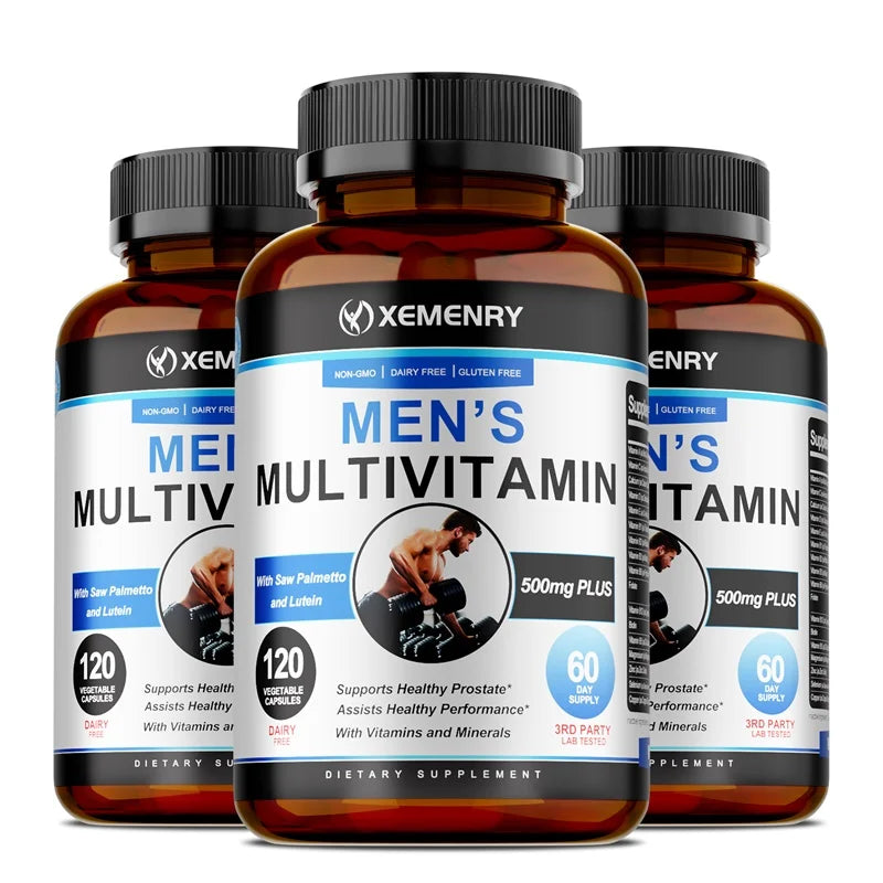 Men's Multivitamin Supplements - Antioxidant, Bone, Immune, Energy, Metabolism, Muscle Function
