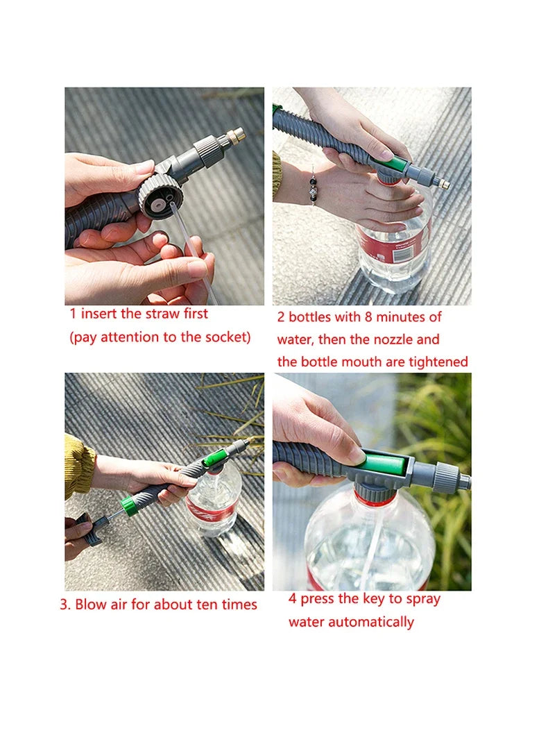 XIAOMI YOPUIN High Pressure Air Pump Manual Sprayer Adjustable Bottle Spray Head Nozzle Garden Watering Sprayer Agriculture Tool