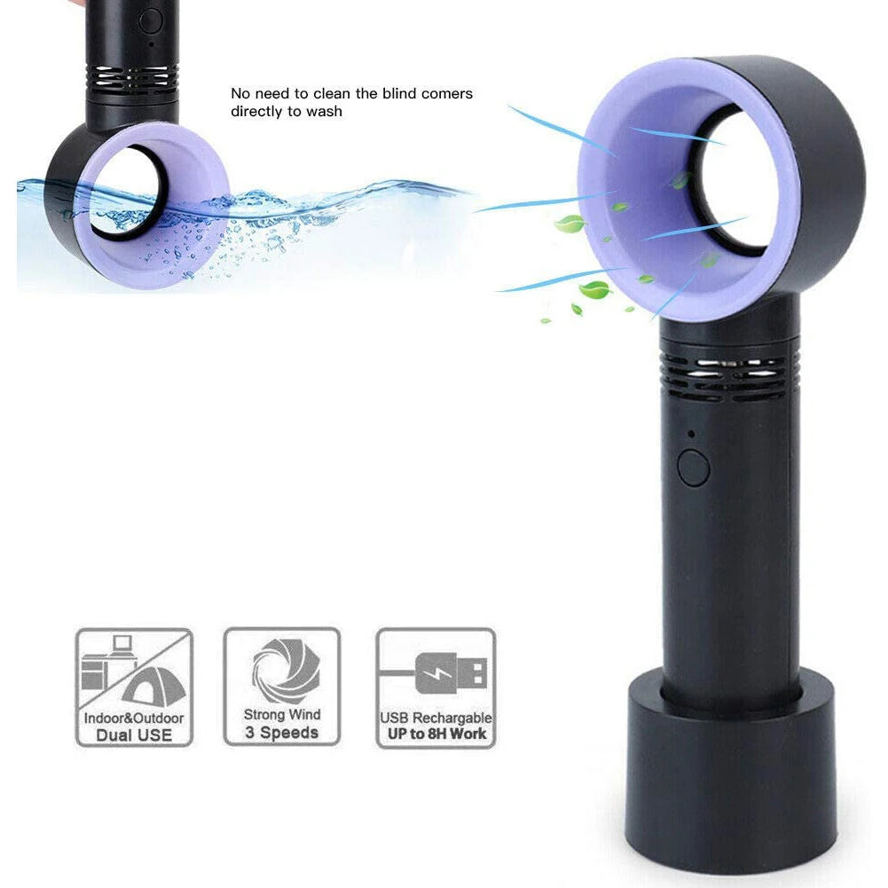 USB Charging Eyelashes Dryer Mini Portable Handheld Bladeless Fan Grafted Eyelashes Dedicated Dryer for Women Beauty Makeup Tool