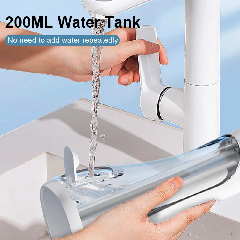 Dental Oral Irrigator Water Flosser for Teeth Portable Dental Water Jet Rechargeable High Pressure Electric Dental Irrigator
