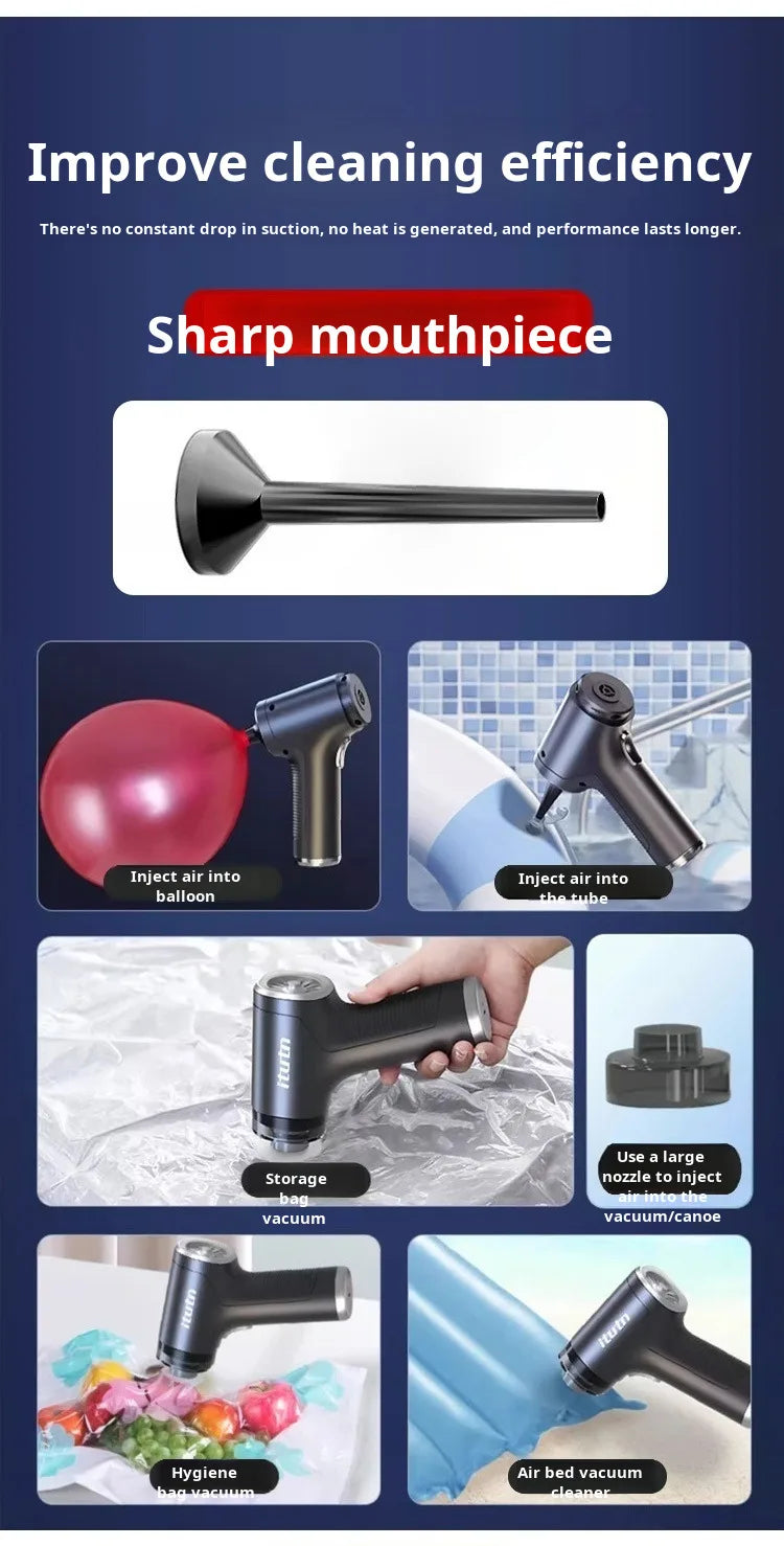 New household vacuum cleaner small car wireless charging automatic high-power vacuum cleaner vacuum negative pressure