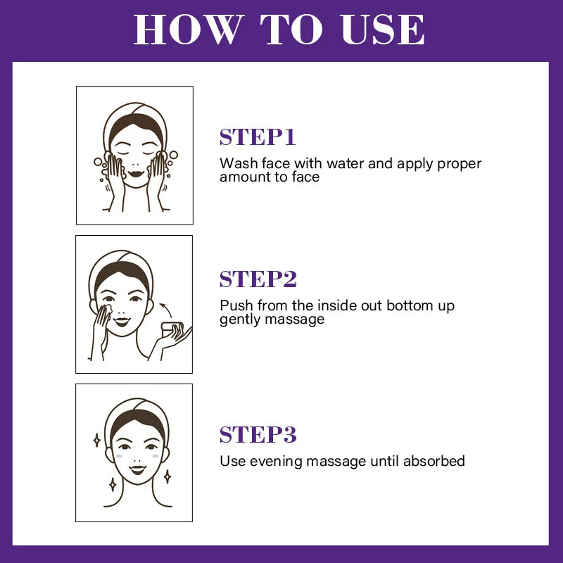 Sleeping at night face cream Instant anti wrinkle moisturizing moisturizing firming fine lines anti wrinkle night cream