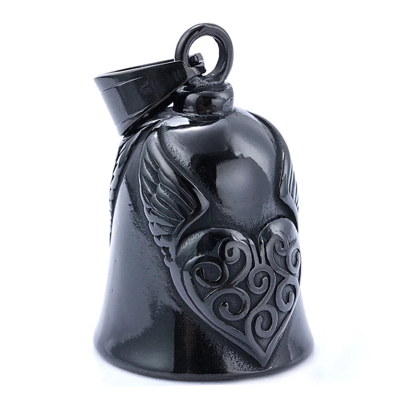 Norse Viking Warrior Spartacus Helmet Bell Pendant Stainless Steel Eagle Cross Jesus Rose Lady Rider Saint Mary USA Flag Jewelry
