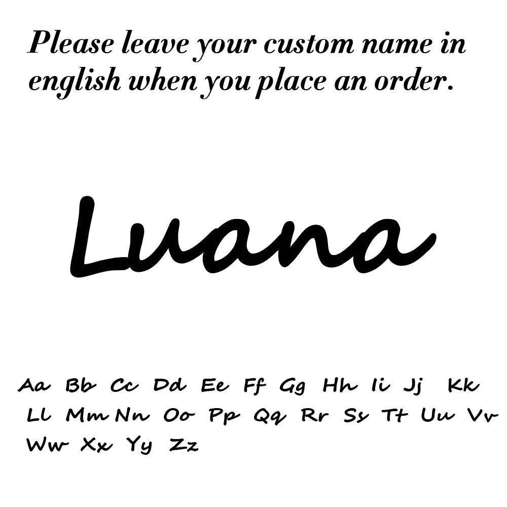 Amaxer Personalised Custom Name Necklace for Women Cursive Letter Pendant Stainless Steel Chains Jewelry Couple Weddings Gifts