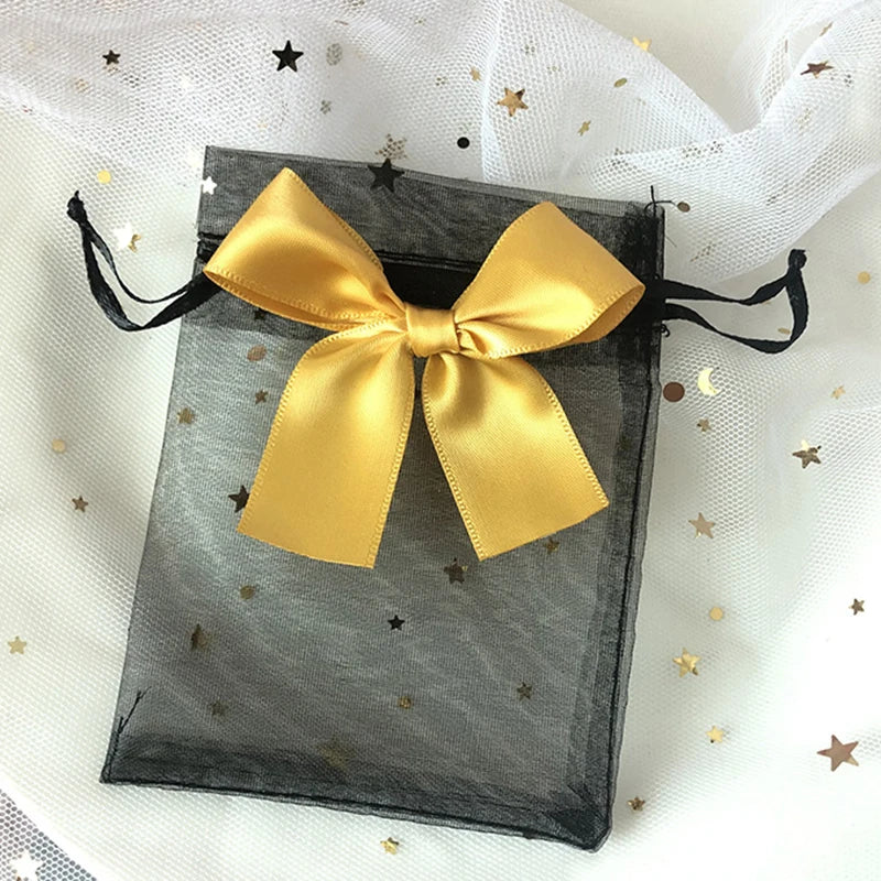 10pcs/lot Drawstring Organza Bags Gift Bags Exquisite Butterfly Bags Jewelry Packaging Bags Wedding Bags Wholesale Gifts Pouches