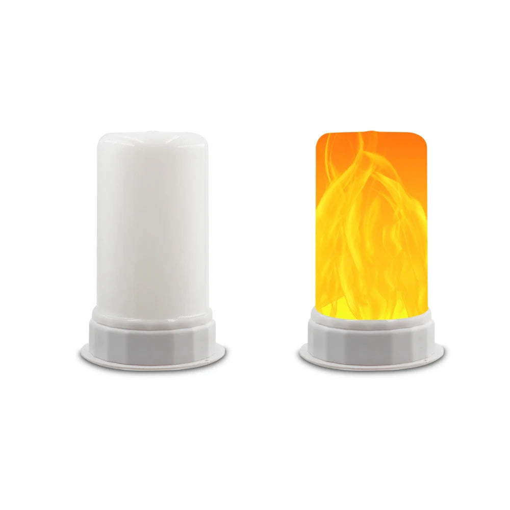 LED Flame Light Halloween Flameless Candle Battery model Light DC 5V Rechargeable Dimmable Night Light Yard LED  Festival decora