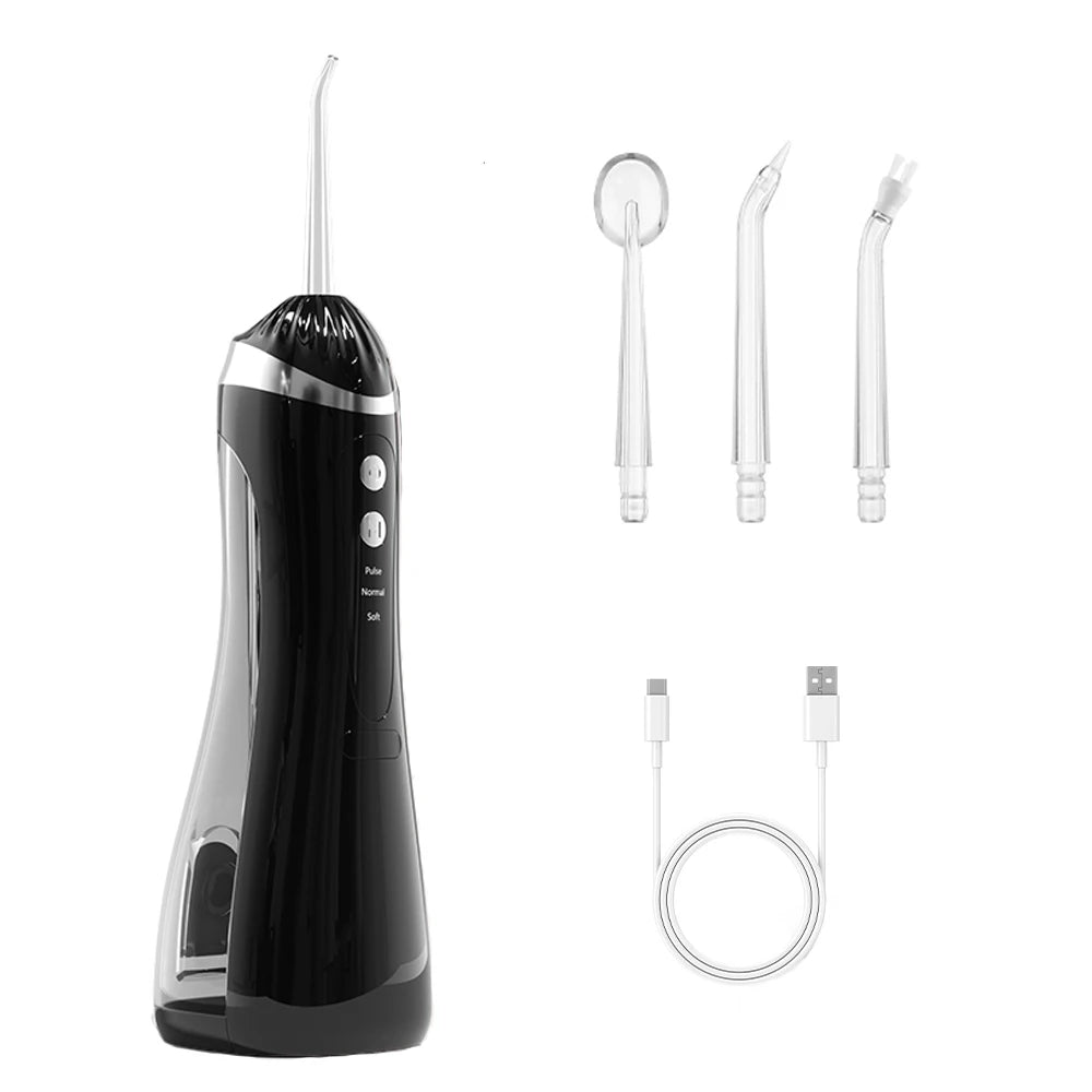Dental Oral Irrigator Water Flosser for Teeth Portable Dental Water Jet Rechargeable High Pressure Electric Dental Irrigator