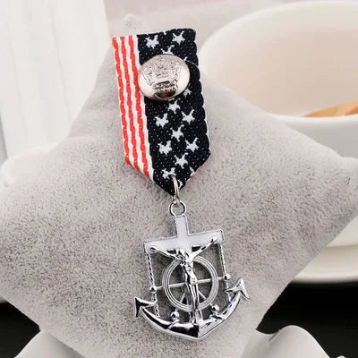 Vintage Badge British Academy Style Men's Medal Shoulder Badge Metal Badge Wholesale