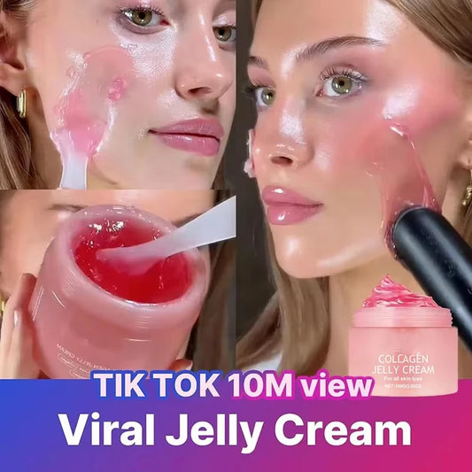 24h Glow & Lifted Collagen Jelly Cream Niacinamide And Hydrolyzed Collagen Strengthen The Skin Barrier Moisturize The Skin 2025