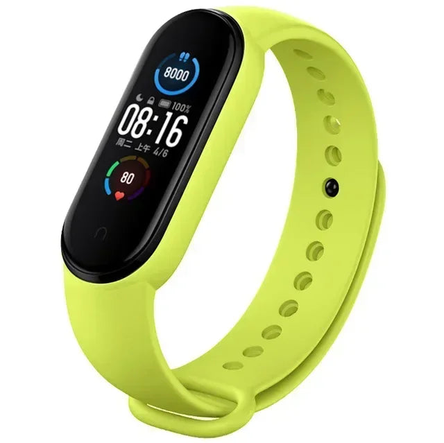 Watch Strap For Xiaomi Mi Band 7 6 5 4 3 Wristband Silicone Bracelet Wrist Straps correa Mi Band 6 7 5 4 Smartwatch Accessories